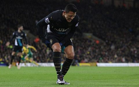 Sanchez là cái tên mới nhất chấn thương của Arsenal