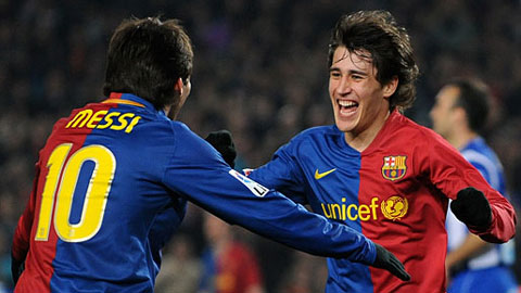 Messi và Krkic là anh em họ xa