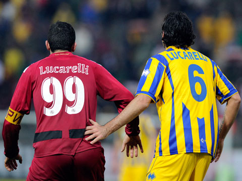 Cristiano và Alessandro đối đầu với nhau trong một trận đấu tại Serie A