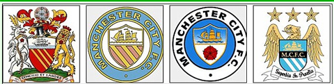 Logo Man City thay đổi theo thời gian