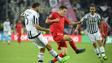 Đội hình dự kiến Sevilla vs Juventus vòng bảng Champions League