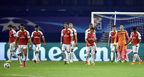 Arsenal phòng ngự không tốt trong các tình huống cố định