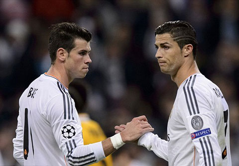 Ronaldo và Bale luôn khó chịu với nhau