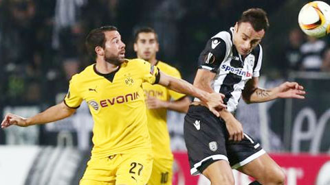01h00 ngày 11/12: Dortmund vs PAOK