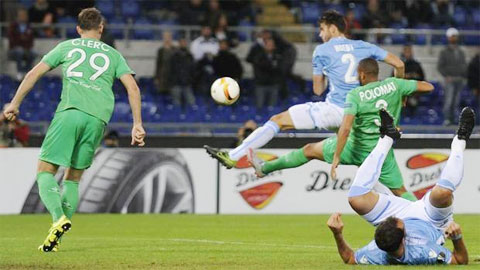 03h05 ngày 11/12: Saint Etienne vs Lazio