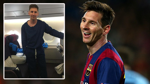Sau giờ bóng lăn (14/12): Messi ăn mặc lôi thôi dự FIFA Club World Cup 2015