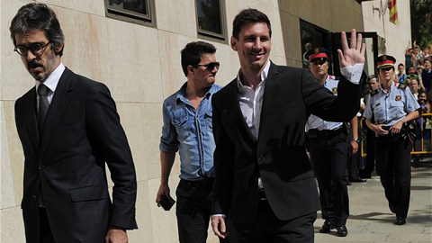 Messi thoát tội trốn thuế  tại Tây Ban Nha