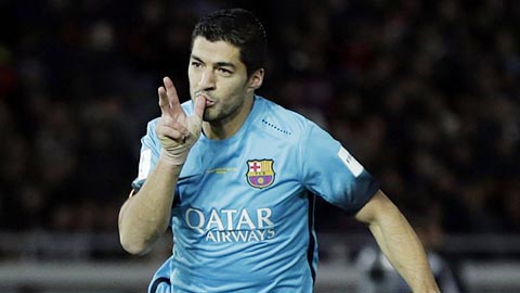 Suarez lập hat-trick, Barca vào chung kết FIFA Club World Cup 2015