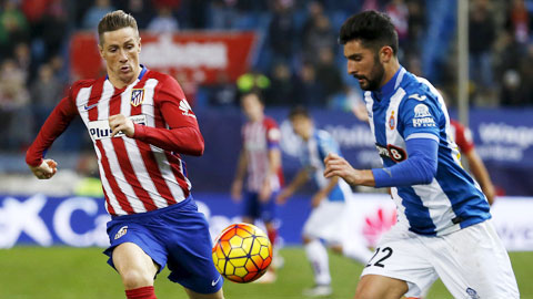 Torres vẫn chờ bàn thắng thứ 100 cho Atletico