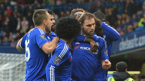 Chelsea 3-1 Sunderland: Mourinho đi, chiến thắng về