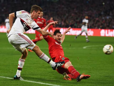 Thi đấu áp đảo nhưng Bayern chỉ có được duy nhất 1 bàn thắng