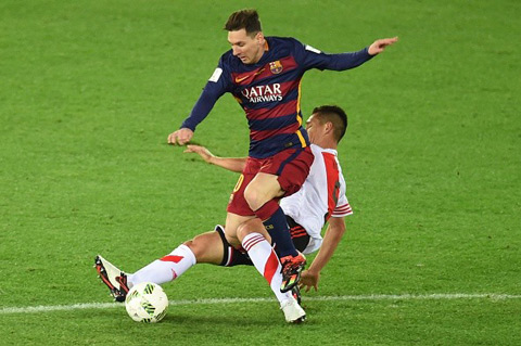 Messi ghi bàn mở tỉ số cho Barca ở trận chung kết Club World Cup