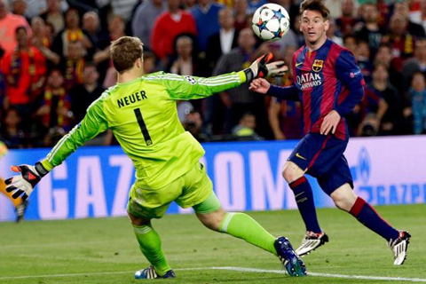 Bayern để thua Barca trong trận bán kết Champions League