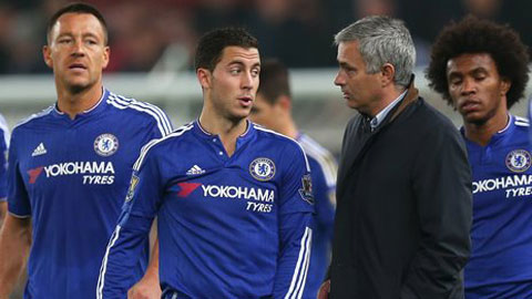 Chelsea sa sút vì mâu thuẫn giữa Mourinho và cầu thủ