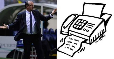 Benitez cần có một chiếc máy fax mới hiện đại hơn