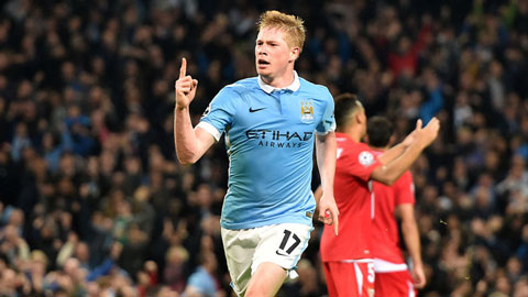 De Bruyne có màn trình diễn xuất sắc trong năm 2015