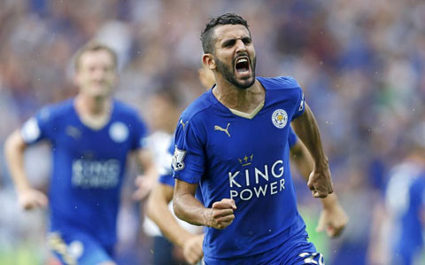 Mahrez tỏa sáng giúp Leicester bay cao ở Ngoại hạng Anh mùa này