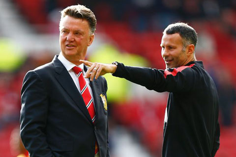 Giggs sắp tiếp quản chiếc ghế của Van Gaal?