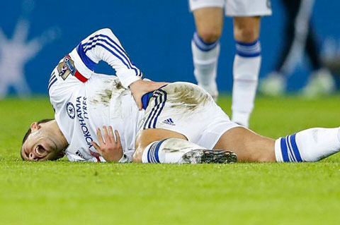 Hazard đã bỏ lỡ trận đấu với Sunderland vì chấn thương gặp phải ở trận gặp Leicester