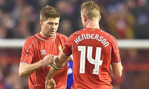Henderson đang là đội trưởng Liverpool sau khi Gerrard ra đi