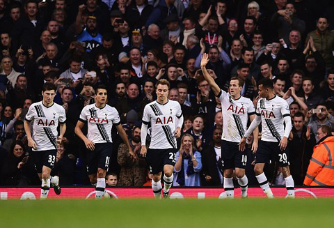 Các cầu thủ Tottenham tiếp tục duy trì mạch trận thăng hoa