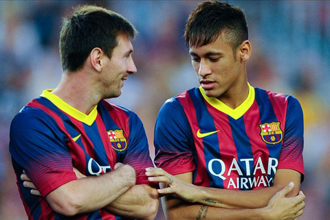 Nếu kí hợp đồng mới, Neymar có thể chỉ kém Messi về mức lương tại Barca