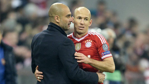 Robben thất vọng khi Guardiola ra đi