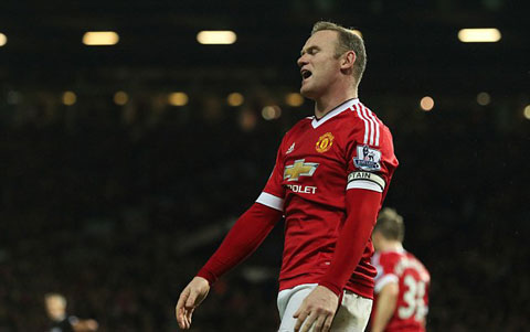 Rooney đang chật vật trong việc tìm kiếm bàn thắng