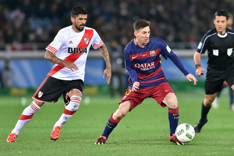 Messi chính là cầu thủ kiến thiết trong lối chơi của Barca