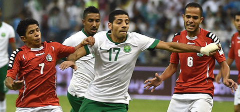 Al Hubaishi (số 7) là cái tên đáng chú ý trong đội hình U23 Yemen 