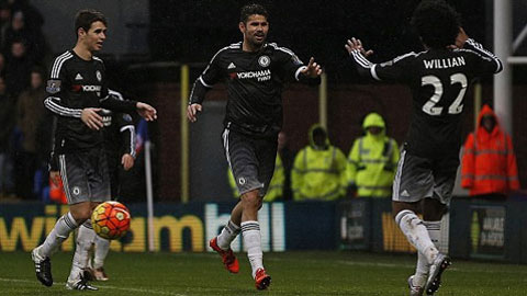 Oscar, Costa và Willian tỏa sáng mang về chiến thắng cho Chelsea