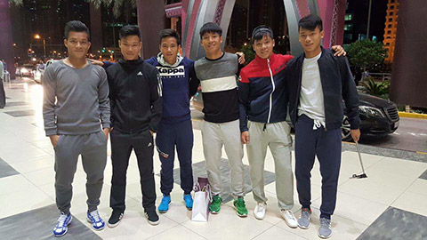 U23 Việt Nam rạng rỡ dạo phố ở Doha