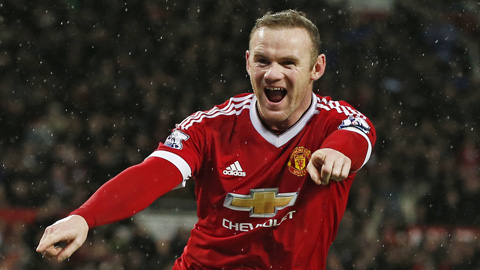Rooney có nhiều niềm vui trong trận đầu năm mới 2016