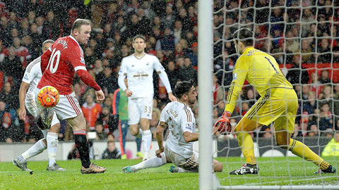 Rooney chấm dứt chuỗi 10 trận “tịt ngòi”: Quỷ đầu đàn thức giấc