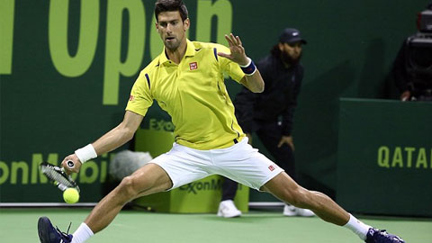 Djokovic thắng dễ tại vòng 1 Qatar Open