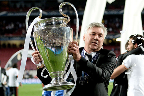 Ancelotti đặt chân đến đâu đều giành được danh hiệu cao quý