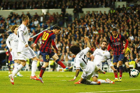 Messi luôn biết cách tỏa sáng ở những trận cầu Siêu kinh điển