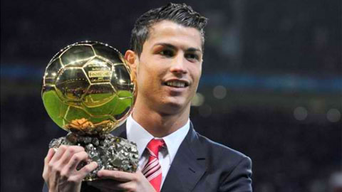 Ronaldo đã giành được 3 QBV trong sự nghiệp 