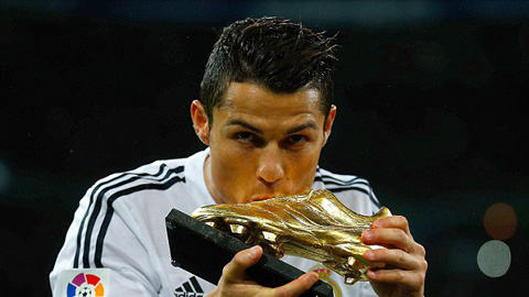 -Ronaldo là cầu thủ giành nhiều danh hiệu Chiếc giày vàng châu Âu nhất lịch sử