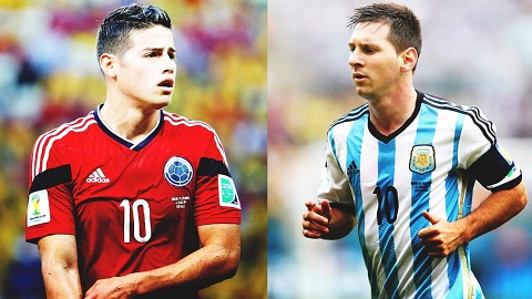 James Rodriguez sẽ thay Messi lên bìa FIFA 17