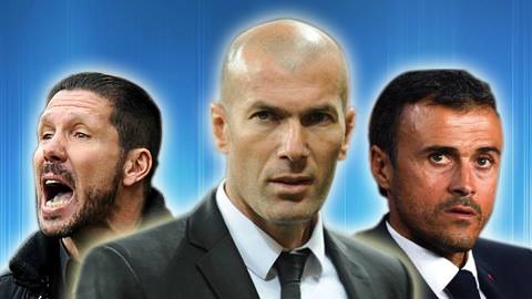 Simeone, Enrique và Zidane cùng hiện diện ở cuộc đua vô địch: Tam anh tranh hùng