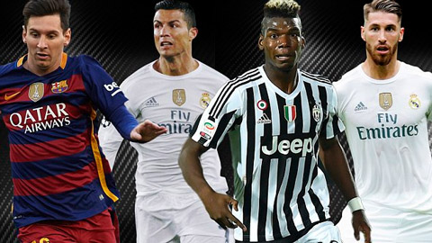 UEFA công bố đội hình xuất sắc nhất năm 2015
