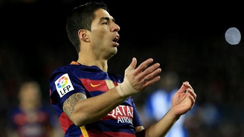 Suarez bị cấm 2 trận, Barca kháng cáo