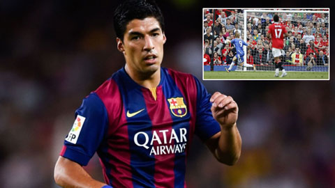 Suarez tái hiện pha bỏ lỡ nổi tiếng của Torres