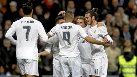 BBC của Real Madrid chạm mốc 40 bàn ở La Liga