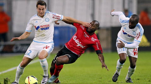 Vòng 20 Ligue 1: Marseille và Lille chia điểm đáng tiếc