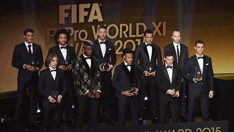 Đội hình tiêu biểu FIFA 2015: Ngoại hạng Anh mất dạng