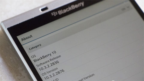 BlackBerry 10 phát hành bản cập nhật mới