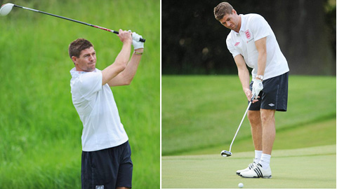 Gerrard thừa tiền cũng không được vụt golf