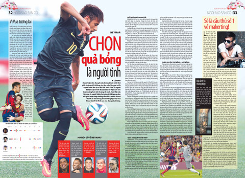 Trái bóng - người tình bất hủ của Neymar